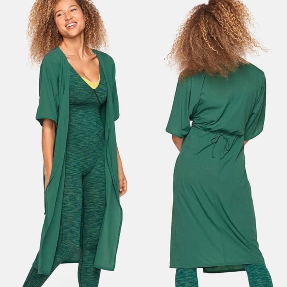 Outdoor Voices | Tissue Weave Wrap Dress Jasper